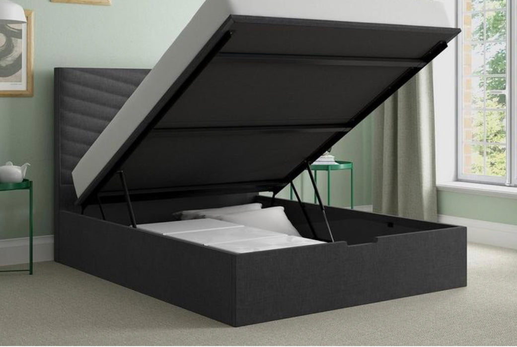 Nutty Upholstered Ottoman Bed Frame